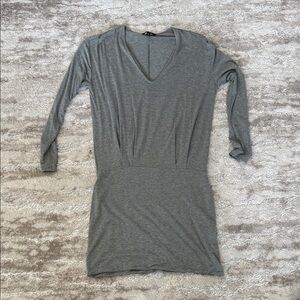 Banana Republic Soft Gray Knit Dress